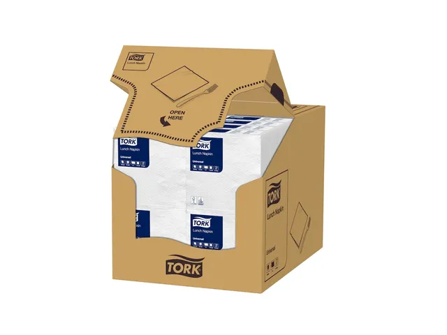 Tork 509335 Lunchservet wit 1-Laags Wit