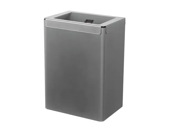 Afvalbak 25 liter RVS Open Anti Vingerprint SMART-READY
