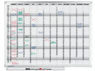 Planbord Legamaster professional jaarplanner horizontaal 90x120cm - 2