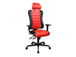 Topstar Bureaustoel Sitness Racer RS Hoofdsteun Zwart Rood