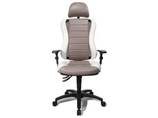 Topstar Bureaustoel Head Point RS, grijs/wit - 1