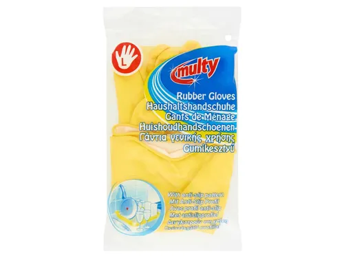 Huishoudhandschoen Multy latex Large assorti