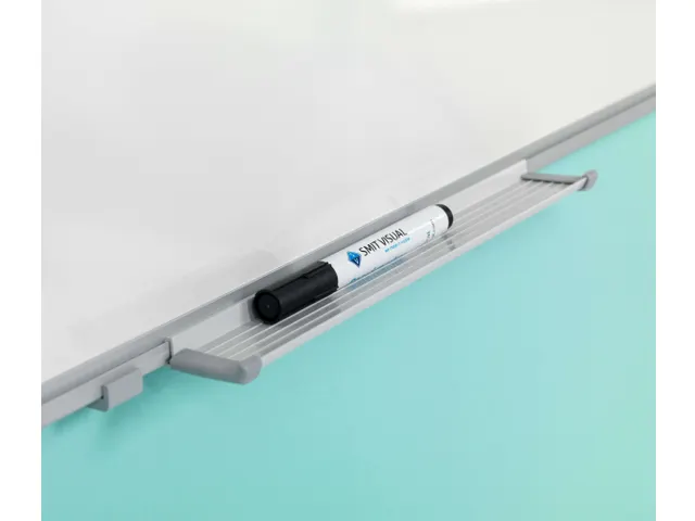 Smit Visual whiteboard 100x200cm gelakt staal Softline 8mm alu-profiel