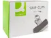 Papierklem Strong Grip Clip Zwart 75mm Doos 10 Stuks