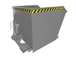 Kiepbak voor spaanders,HxLxB 780x1640x1280mm,1m³,draagverm. 1500kg