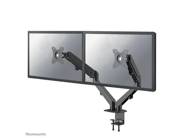 Monitorarm Full Motion 2 Schermen Tot 27 Inch Zwart DS70-700BL2