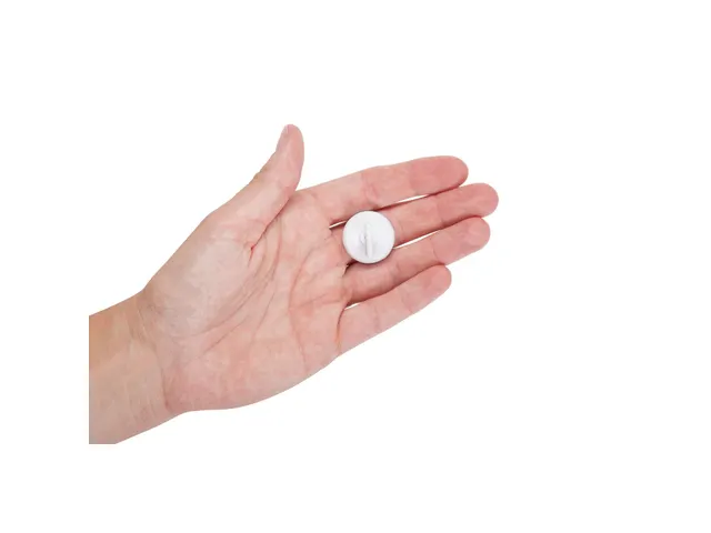 Magneet met haak MAUL 25mm trekkracht 3kg wit 5 stuks