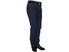 Jean Crosshatch Shiva Stretch, bleu jean, taille 34/32, la pièce