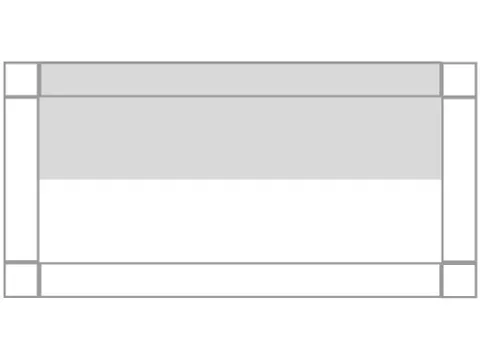 tablette p. établi HxlxP 50x1500x750mm acier RAL7035