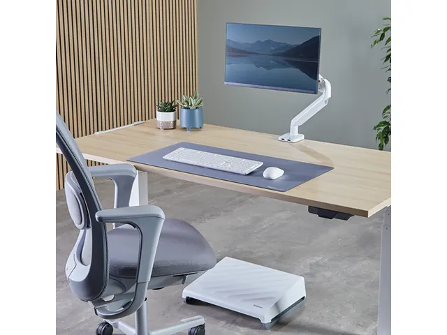 Bureau-onderlegger Fellowes Breyta grijs 80x40cm