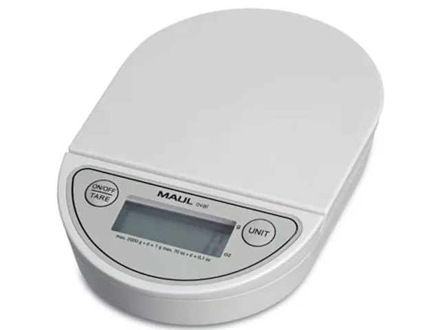 Brievenweger MAULoval postweegschaal tot 2 kg
