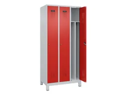 locker voor scheiding van kleding,HxBxD 1950x900x500mm,3vak