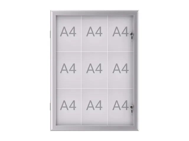 Buiten binnenvitrine MAULexcite 9xA4