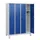 schoollocker,HxBxD 1630x1200x500mm,4vak,vak B 300mm,draaigrendel