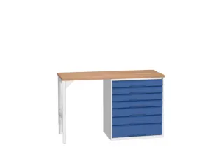 werkbank,HxBxD 930x1500x600mm,multiplexblad,2voeten/1container - 1