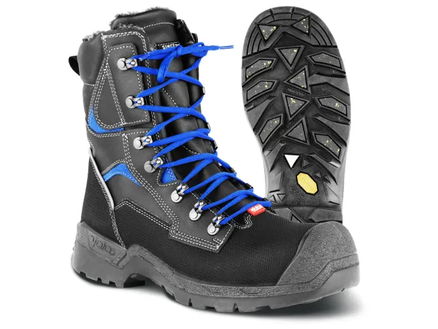 Jalas 1378 hoge S3 veiligheidsschoenen, SRC, HRO, zwart, maat W-42, pe