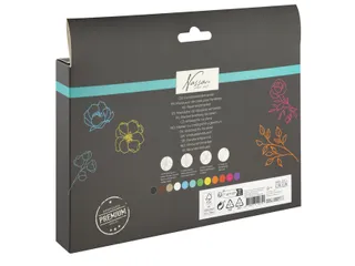 Krijt en raammarkers Nassau set à 12 kleuren - 4