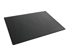 Schrijfonderlegger 650x500 mm met transparante cover PP Zwart