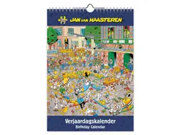 Verjaardagskalender Jan van Haasteren A4