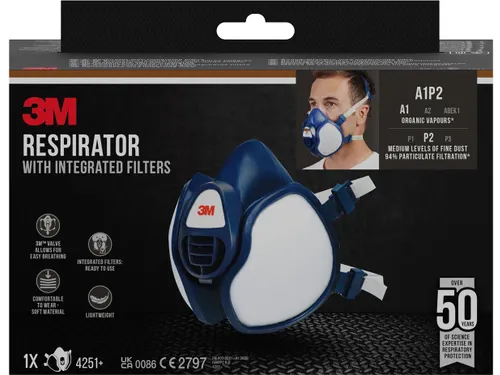 mondmasker geïntegreerde filters herbruikbaar A1P2