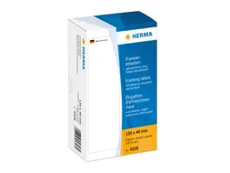 HERMA 4328 Frankeeretiketten dubbel 130x40mm 500 stuks