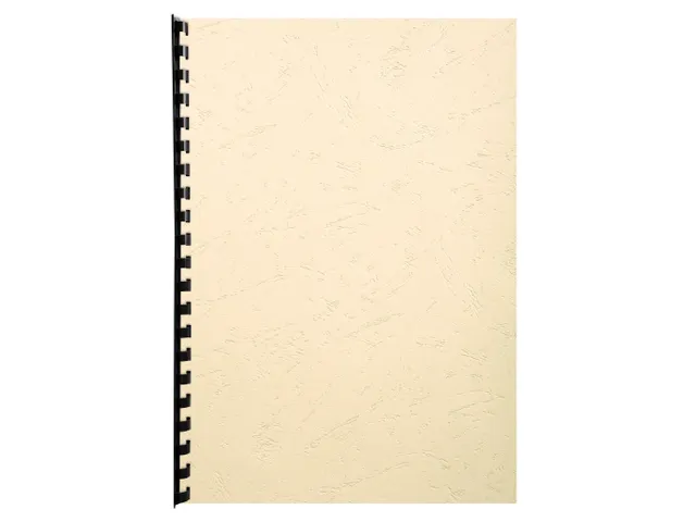 Paquet de 100 couvertures Grain cuir pour reliure A4 - Ivoire Edition