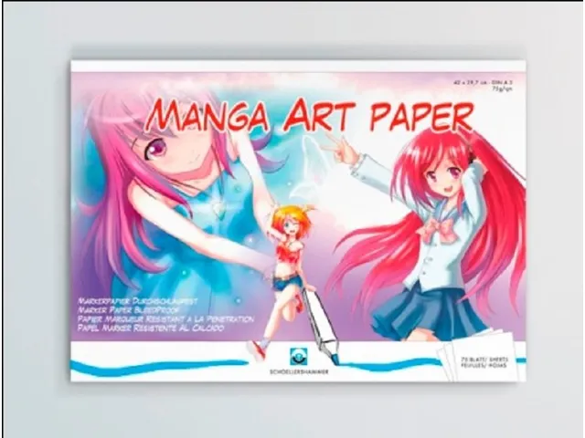 Manga Tekenblok 23100 A4 110 Gram Blok 75 vel