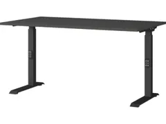 In hoogte verstelbaar bureau,HxBxD 680-910x1400x800mm,blad grafiet