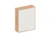 schuifdeurkast,HxBxD 1540x1200x430mm,decor romp beuken,decor front wit