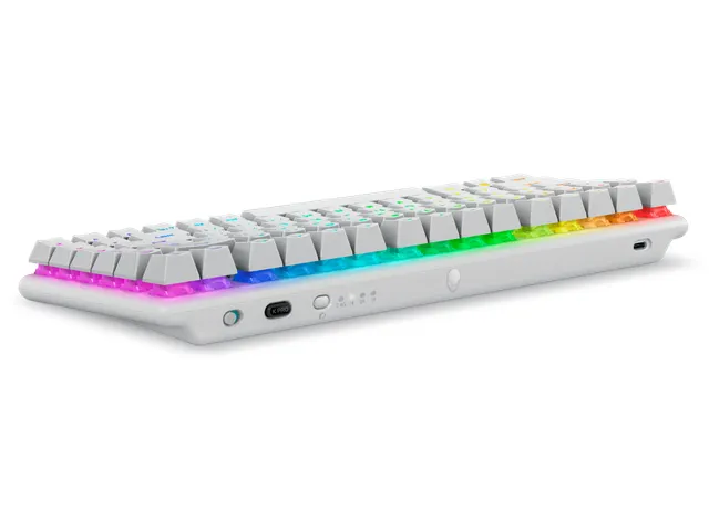 2.4GHz, Bluetooth 5.1, Mechanical Switches, RGB, 819.73g, Lunar Light