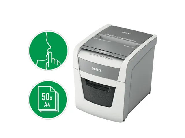 Papiervernietiger Leitz IQ Auto+ Small Office 50X P4 snippers 4x28mm