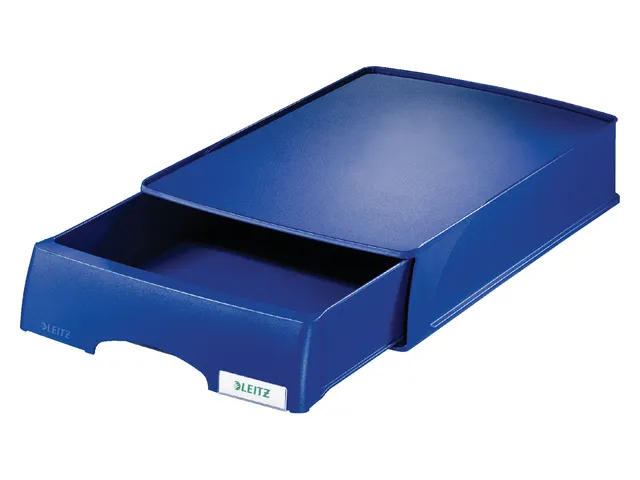 Brievenbak Leitz 5210 Plus blauw met lade A4
