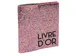 Livre d'or 140 pages tranche argent - Format 21x19cm - STRASS - Couleu