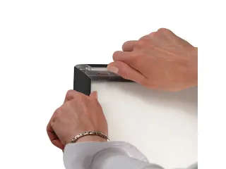 Kliklijst Seco A3 zwart 25mm Aluminium frame, anti-glans PVC voorkant - 3