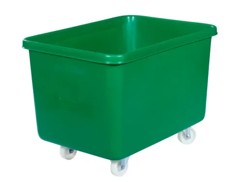 Verrijdbare Rechthoekige Bak 340 Liter Hxbxd 711X991X686Mm Pe Groen