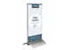 Kaarthouder Europel T-standaard 1/3 A4 staand acryl / aluminium