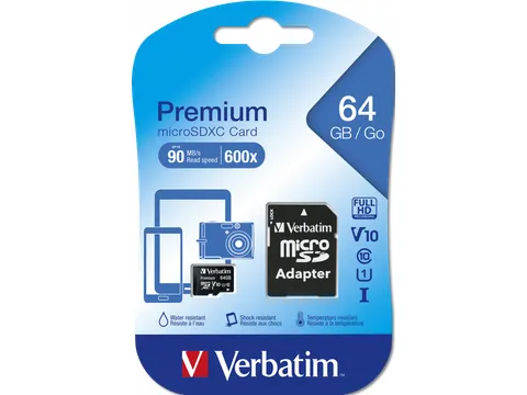 Premium U1 Micro Sdxc Card 64Gb