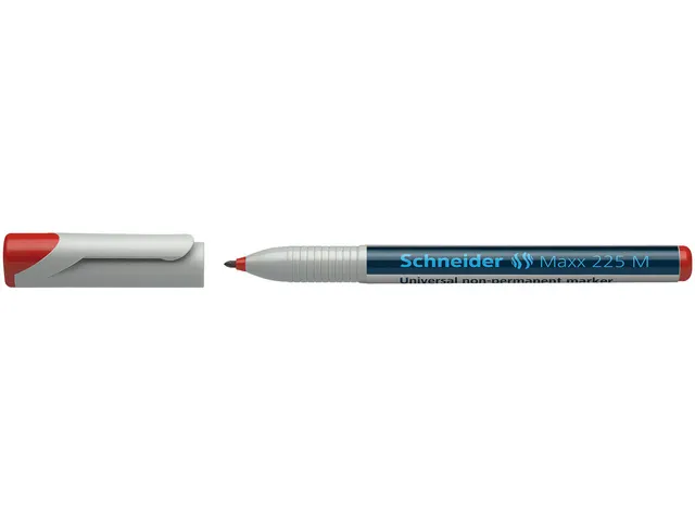 Universele marker Schneider Maxx 225 M non-permanent rood