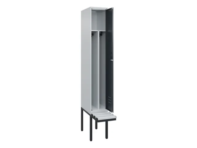 locker voor scheiding van kleding,HxBxD 2120x300x815mm,1vak