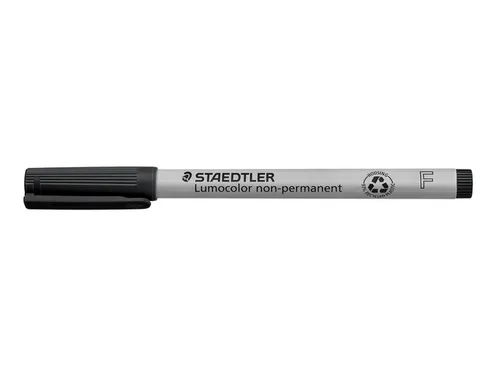 Viltstift Staedtler OHP Lumocolor 316 F Non Permanent Zwart 0.6mm