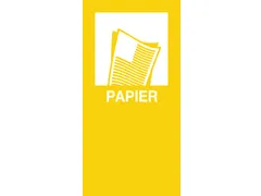 sticker magnétique PAPIER, jaune