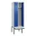 locker met bank,voor scheiding van kleding,HxBxD 2120x600x815mm,2vak