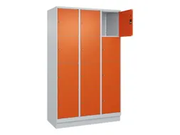 lockerkast,HxBxD 1950x1200x500mm,3x4vakken,vak B 400mm,cil.-slot