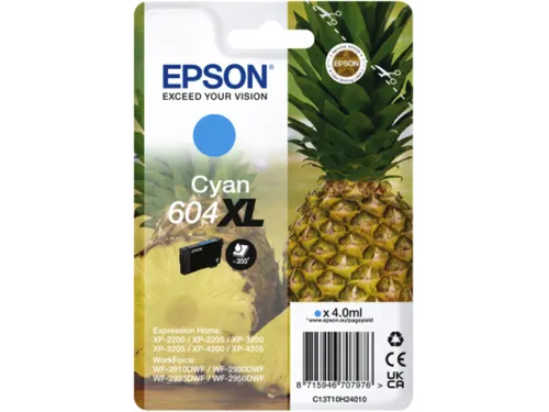 Inktcartridge Epson 604XL T10H24 blauw