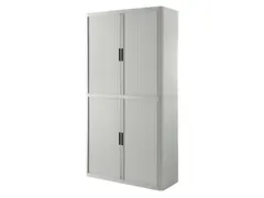 Roldeurkast HxBxD 2040x1100x415mm 4 Oh Grijs