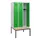 locker met bank,HxBxD 1950x900x815mm,3vak,vak B 300mm,cilinderslot