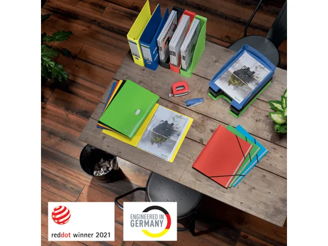 Perforator Leitz Nexxt Recycle 30 vel rood