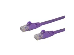 StarTech.com N6PATCH50PL netwerkkabel Paars 15,2 m Cat6 U/UTP (UTP)