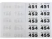 Genummerde Loterij- En Garderobetickets 1-1000