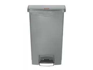 Pedaalemmer Slim Jim Step On Front Kunststof 50 Liter Grijs - 2